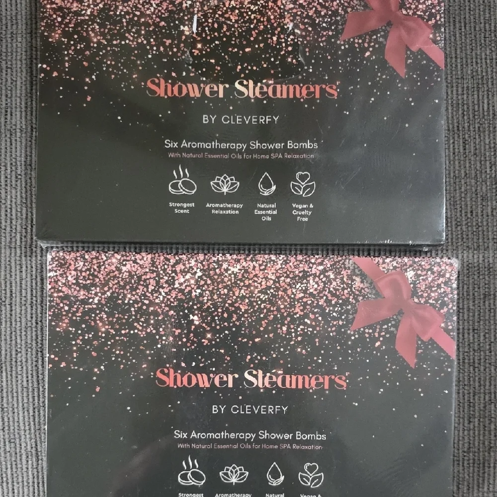 Shower Steamers By Cleverfy, Set Of 2, Each Has 6 Aromatherapy Bombs, New. - Picture 4 of 10